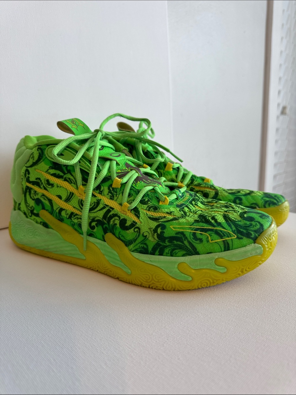 PUMA x LaMelo Ball MB.03 “LaFrancé” Slime Green Basketball Sneakers 9.5